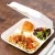 Import Biodegradable 3-com take away paper bio food container clamshell package from China
