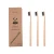 Import Biodegradable family travel Soft Bristles pack  bamboo charcoal toothbrush  pack of 2 from China