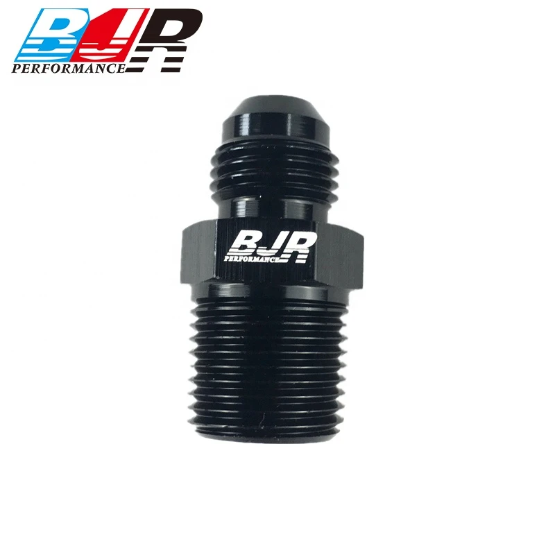 BJR Straight  Male Thread Fuel Hose Fittings Adapter AN6 AN to NPT  adapter