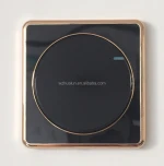 Black Glass Color PC Painting Wall Switch ELectric 1 Gang Switch