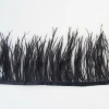 Black Ostrich Feather Fringe for Clothes Accessories Trimming