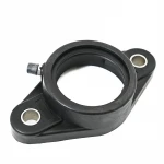 Black White Plastic PBT Thermoplastic 2 Bolt Flange Pillow Block Bearing Housing FL204 FL205 FL206 FL207 FL208 FL209 FL210 FL211