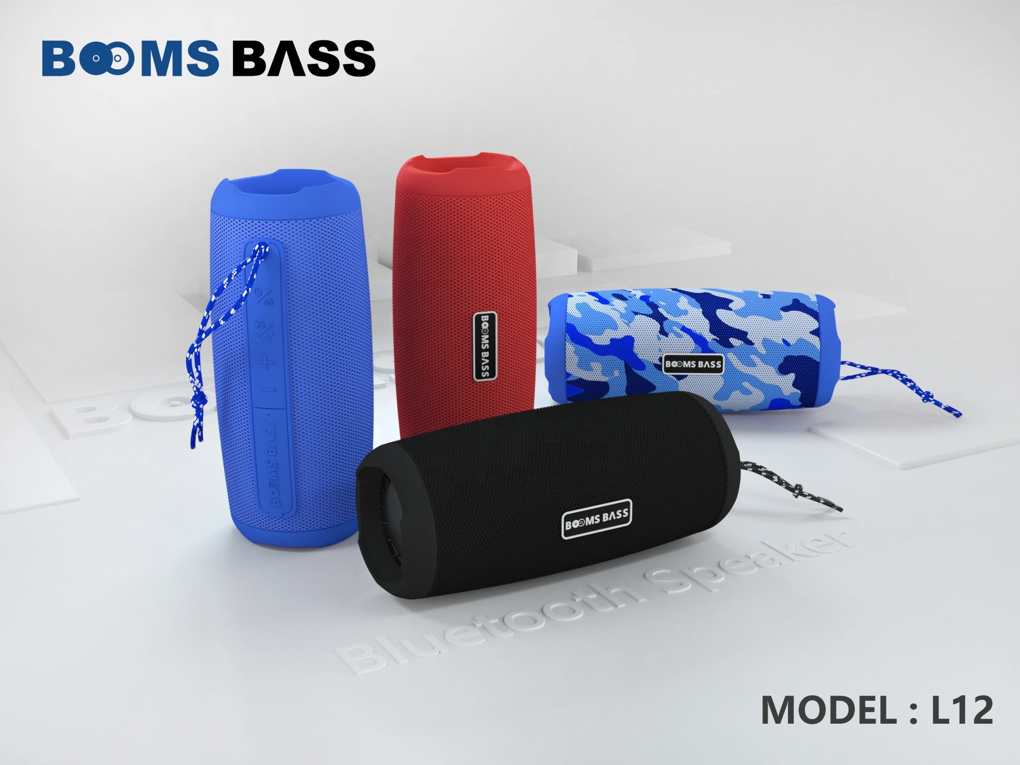 BOOMS BASS L12 Wirless Speaker , Portable Wirleless Speaker ,out door bike cyling loud Speaker