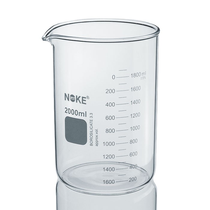 Borosilicate 3.3 Glass Graduated Measuring Beaker 2000ml