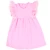 Import Boutique 2022 summer cotton blank flutter sleeve lace pink sweet casual dresses little girls dress from China