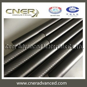 Brand CNER OD25mm ID21mm 3K Twill woven matt finish carbon fiber tube made in ShenZhen carbon fiber tube in Carbon