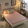 Brown wool waterproof 100% cotton mattress cover quilt bedspread