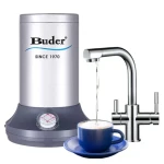 Buder Taiwans Power-Saving Stainless Steel 4-in-1 Faucet Electric Counter Vacuum Hot Water Dispenser