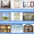 Import building window Profiles pvc color extruded profile design from China