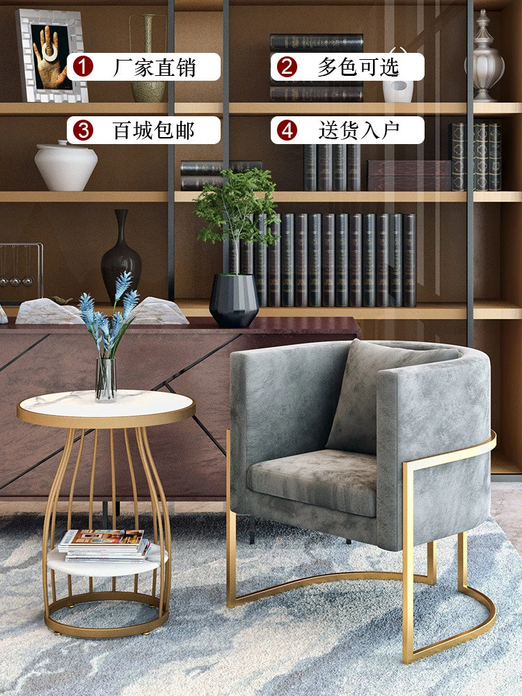 Cafe sofa  table and chair combination milk tea shop bar  western restaurant  light luxury negotiation booth dining furniture