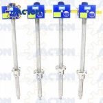 Canada Customer Fast and Efficient Inverted Cubic 2 ton Ball Screw Jack with Travel Ball Nut 500 MM Stroke 1:6 Ratio