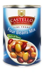 canned beans and peas made in Italy