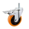 Capacity 80-125kgs Durable Thread Stem Shopping Cart Caster &amp; Wheel