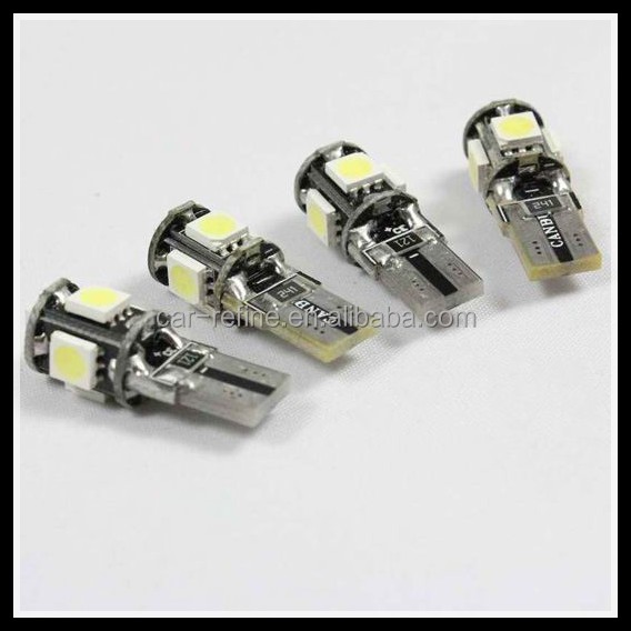Car accessories 5smd 5050 t10 194 canbus led fog light For volvo xc60 tail light interior led light bulbs car signal lamp