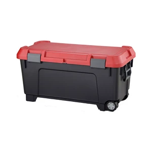 Car Tool Box Plastic Storage With Wheels For Storing Long Tools