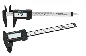 Carbon Fiber Composite 6 inch 0-150mm Vernier Digital Electronic Caliper Ruler Vernier Caliper Gauge Micrometer Measuring Tool