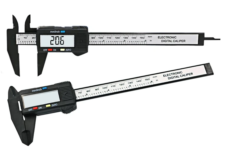 Carbon Fiber Composite 6 inch 0-150mm Vernier Digital Electronic Caliper Ruler Vernier Caliper Gauge Micrometer Measuring Tool