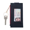Card  Holder Case Wallet with ID Window Zipper PU Purse