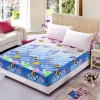 Cartoon animal pattern quilted interlayer water absorbent mite-proof waterproof bedspread mattress cover