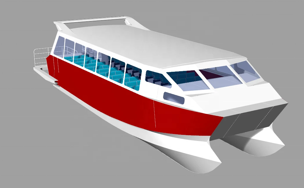 CCS Certified 15m x 4.5m aluminum passenger catamaran ferry boat ship for sale