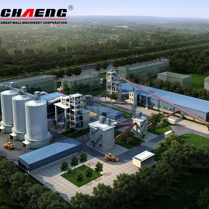 CHAENG cement production  plant construction project with EPC service