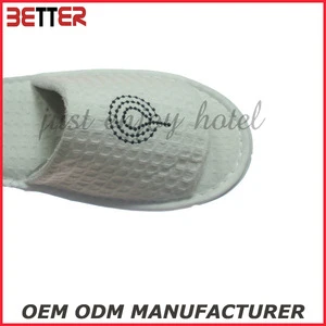 cheap disposable men waffle slipper for hotel