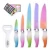 Import Cheap Good Quality 6pcs Colorful Kitchen Knife Set with PP handle from China