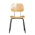 Import Cheap metal frame poly wood student chair school chair from China
