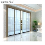 Cheap price residential anti-mosquito sliding aluminum fly screen door