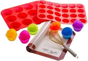 Cheap Price Wholesale Silicone Cupcakes/Muffin pan Bakeware Set