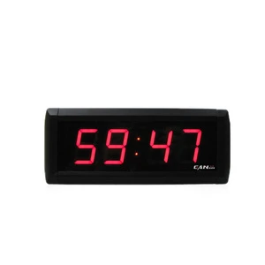 Cheap price widely used 4 digit small led digital display super brightness table clock table digital clock