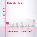 cheap wholesale mini square clear glass vase for centerpiece/air plant/ aquatic plant