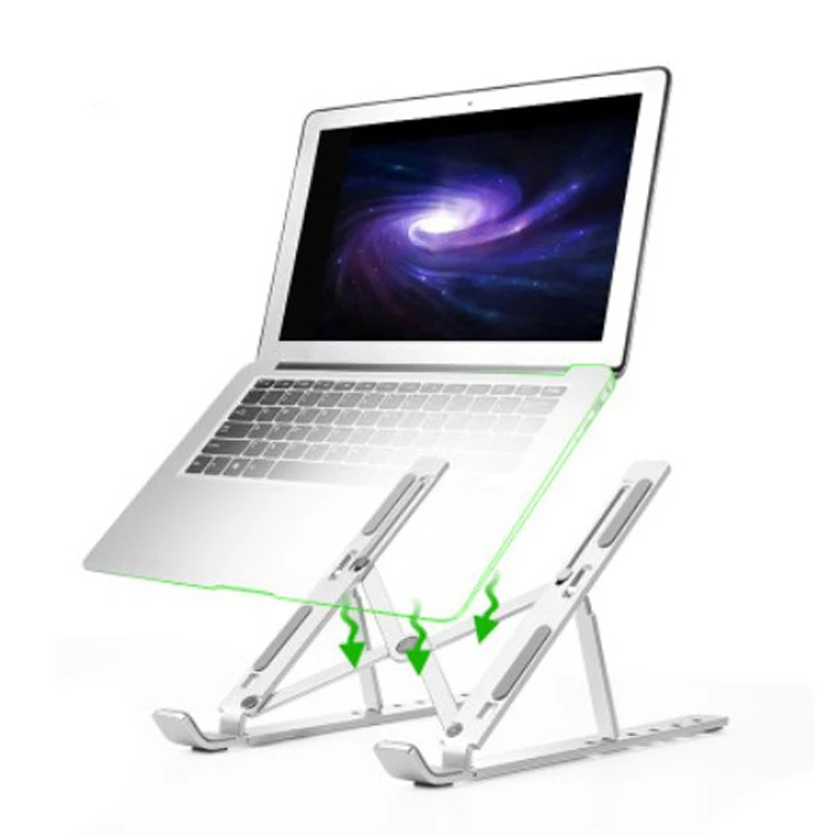 cheaper price plastic adjustable folding portable laptop stand ergonomic electronic accessories