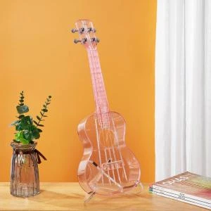 chenies professional brass instrument for musical   white color cheap ukulele china supplier acrylic colorful ukelele