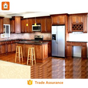 Buy Cherry Solid Wood Kitchen Cabinet And Modern Kitchen Cabinet Made ...