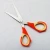 Import Children craft stationery scissors with anti-slip soft grip plastic handle in colourful for student paper cutting of school from China