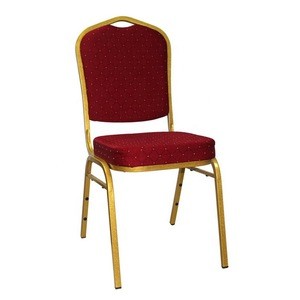 China Cheap Stackable metal frame Hotel Chair/ Banquet Chair/ Church Chair For Sale