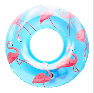 China Factory Custom Logo PVC Floating Inflatable Swimming Ring For Kid or Adult