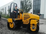 China factory Supplier 4ton Vibratory Double Drum Roller SRD04