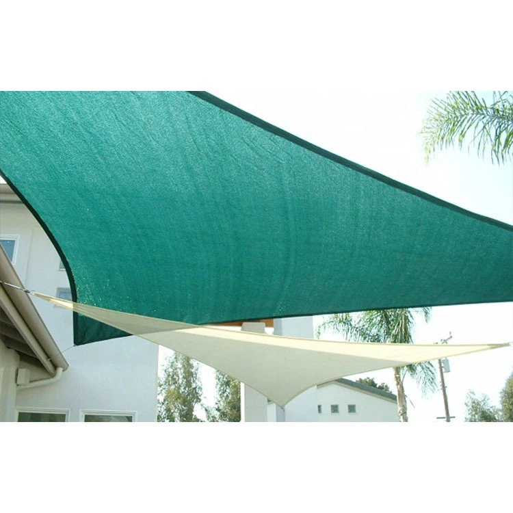 China HDPE knit breathable outdoor retractable sun shade sail canopy sun shade net