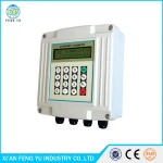 China Made Portable Ultrasonic Wall Mounted Flow Meter Price for Water/Gas/Stream