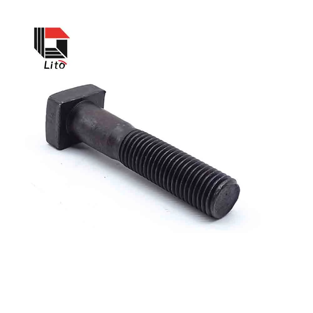 China Manufacturer wholesale price provide hardware fasteners round head bolt flat head m6 bolt