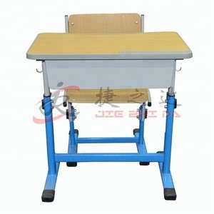 china metal frame study desks cheap adjustable student children school tables and chairs