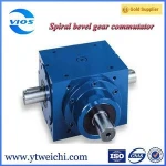China speed gearbox reducer / spiral bevel gear commutator
