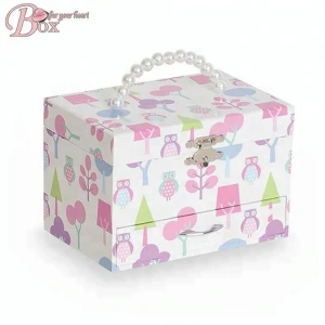 China Supplier OEM Ballerina Jewelry Box Girls Cosmetic Mirror Box Princess Music Box