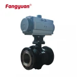 China suppliers factory price fangyuan EPS machine spare parts pneumatic actuator ball valve  for foam block moulding machine