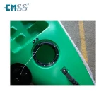 China wholesale 2.6m Plastic Canoe with one seat and paddle