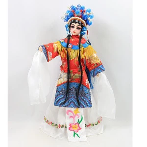 Chinese cultural Beijing opera theme collectible dolls movable action figure