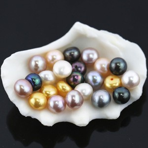 chinese cultured fresh water freshwater pearls half drilled wholesale loose button round aaa bulk real natural freshwater pearl