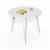 Import Chinese wooden modern living room tea table cheap and nice design standard size coffee shop center coffee table white from China